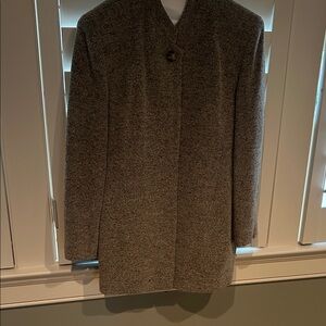 Tahari tweed coat in mint condition